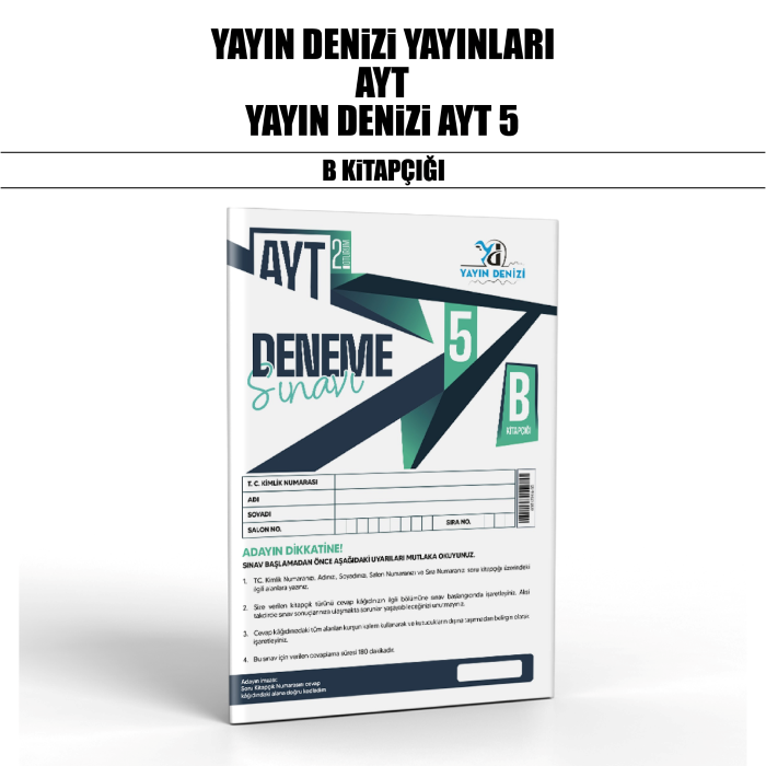 YDENİZİ YKS AYT DENEME SINAVI 5-B - 25-26